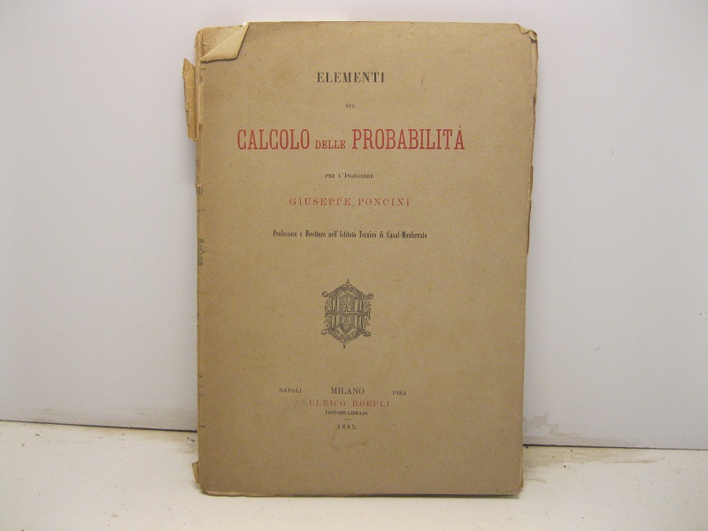 Elementi sul calcolo delle probabilità